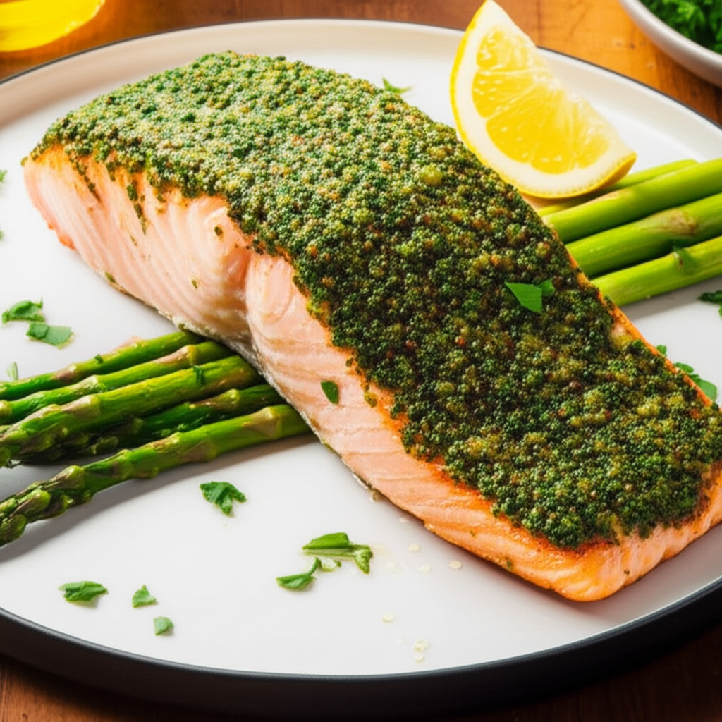 Herb-Crusted Salmon